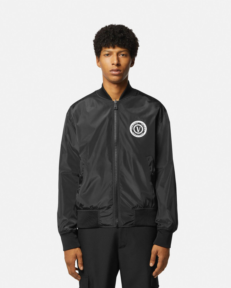 Watercolor Couture Reversible Bomber Jacket 3