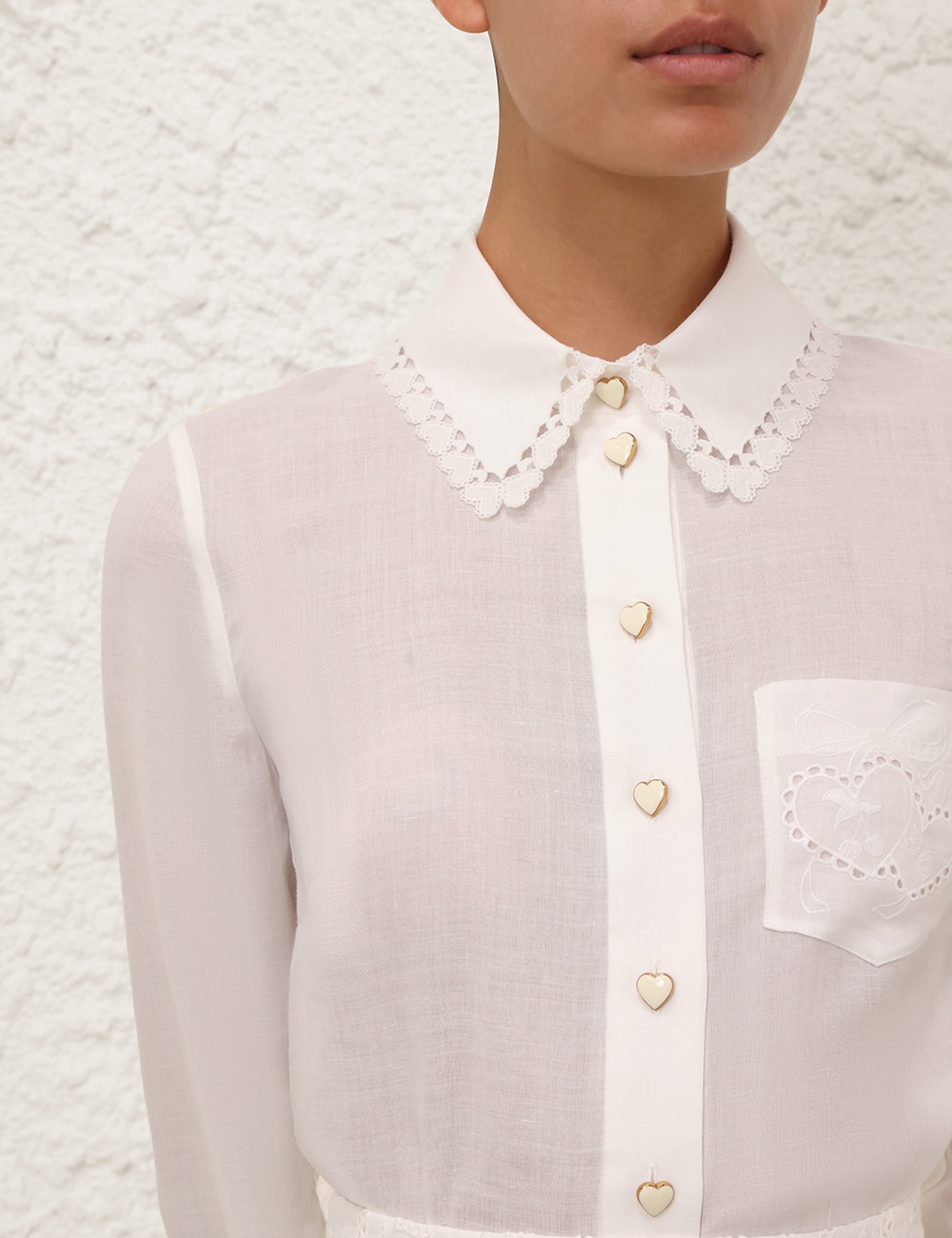 CRUSH RAMIE EMBROIDERED SHIRT - 5
