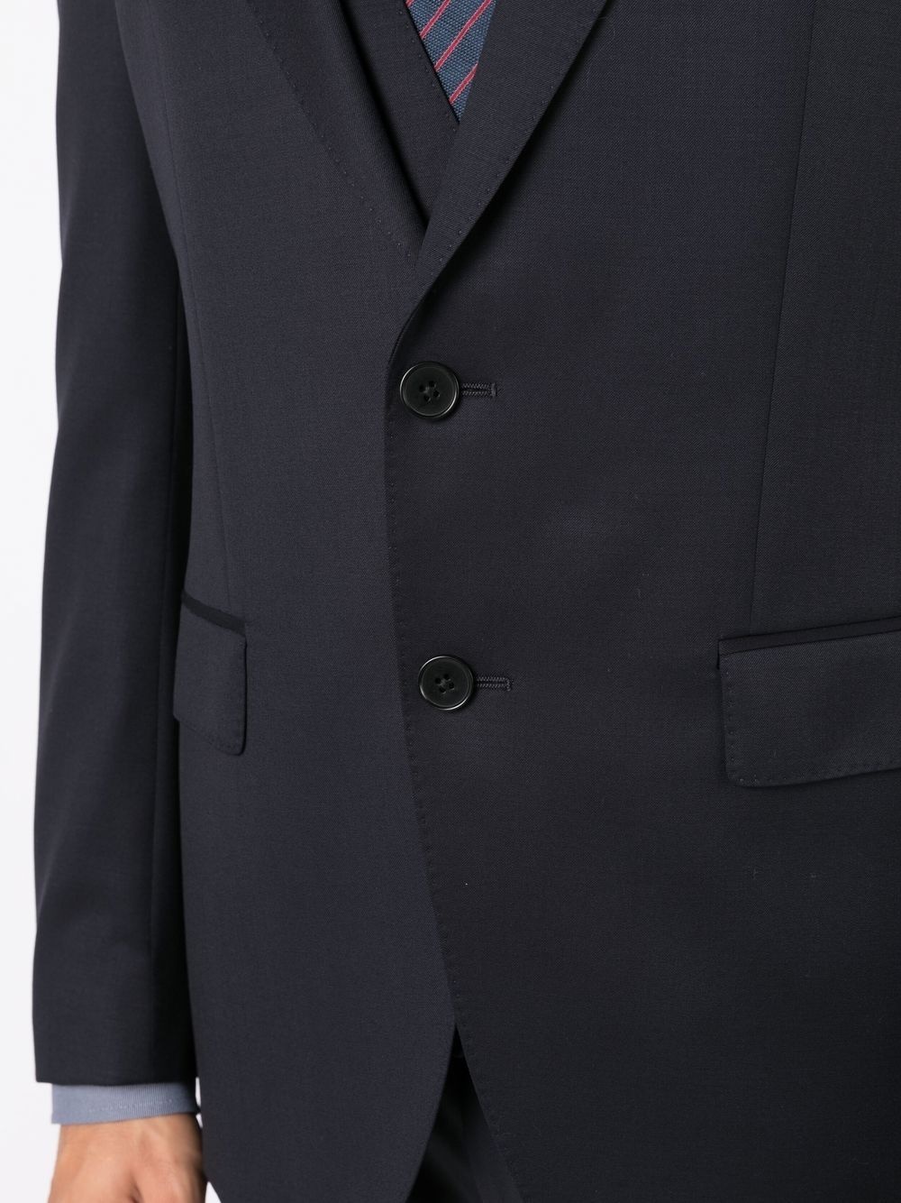 single-breasted fitted blazer - 5