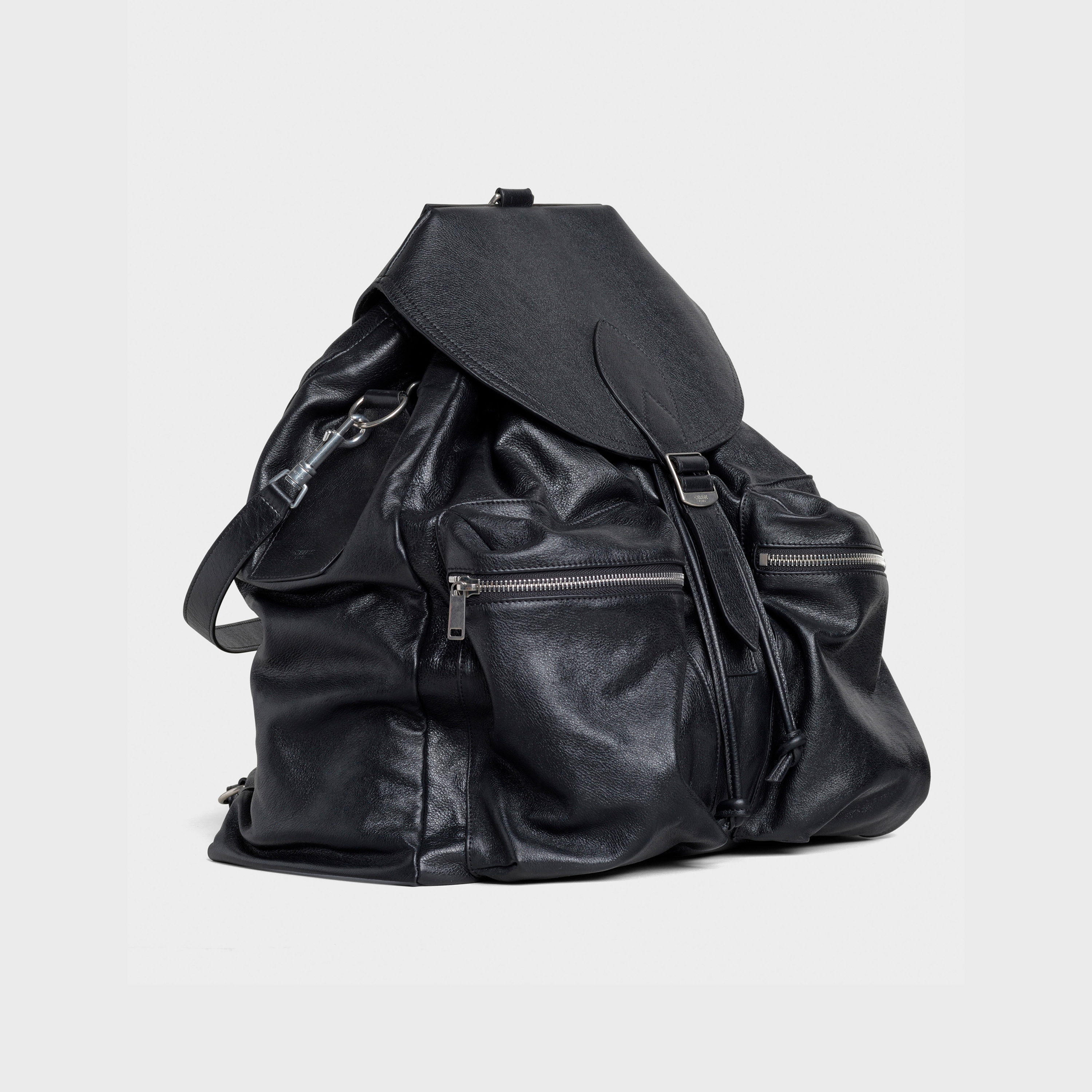 MEDIUM BIKER BAG  IN  SMOOTH CALFSKIN - 2