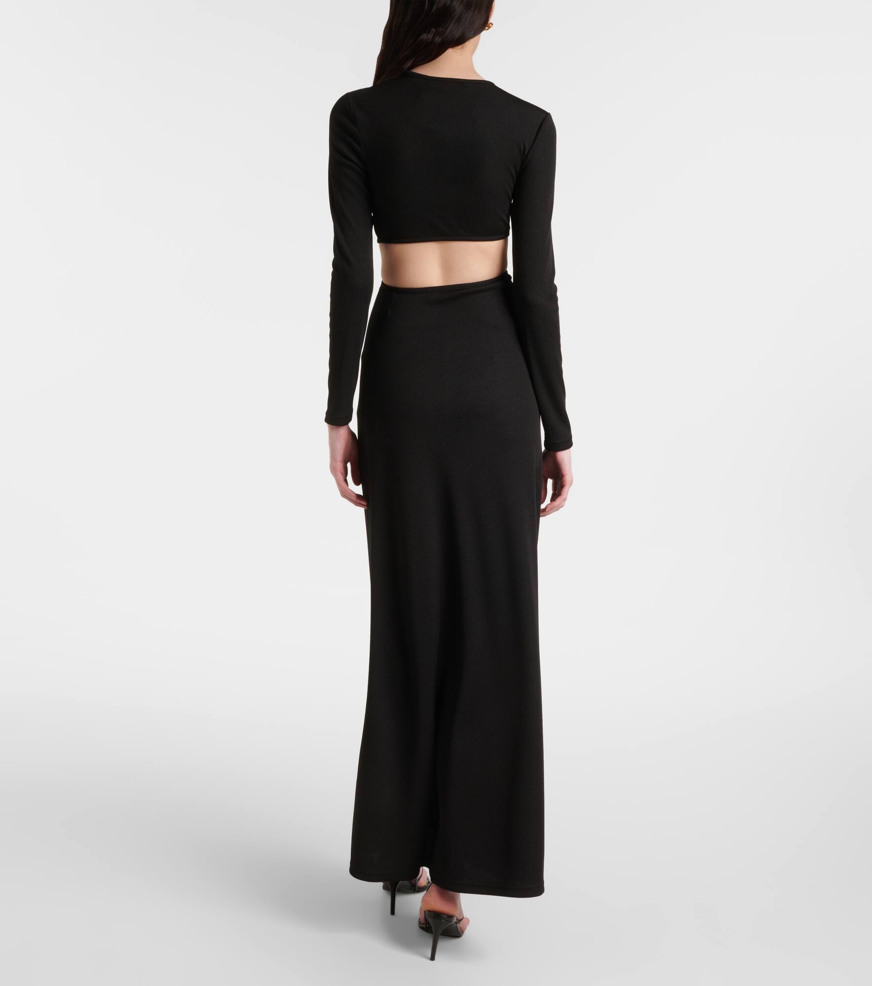S-Buckle embellished maxi dress - 3