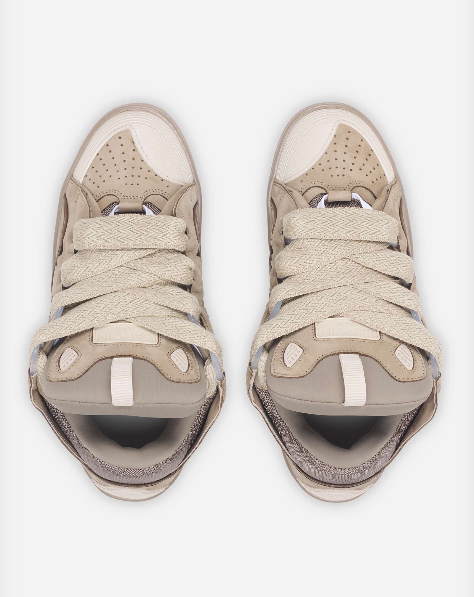 LEATHER CURB SNEAKERS - 3