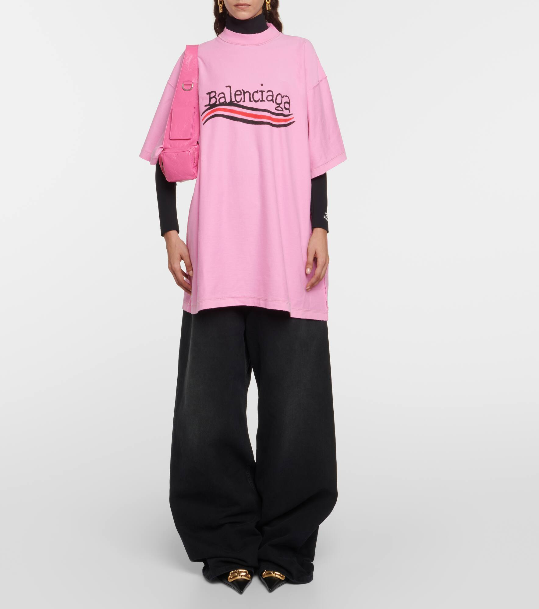 High-rise wide-leg jeans - 2