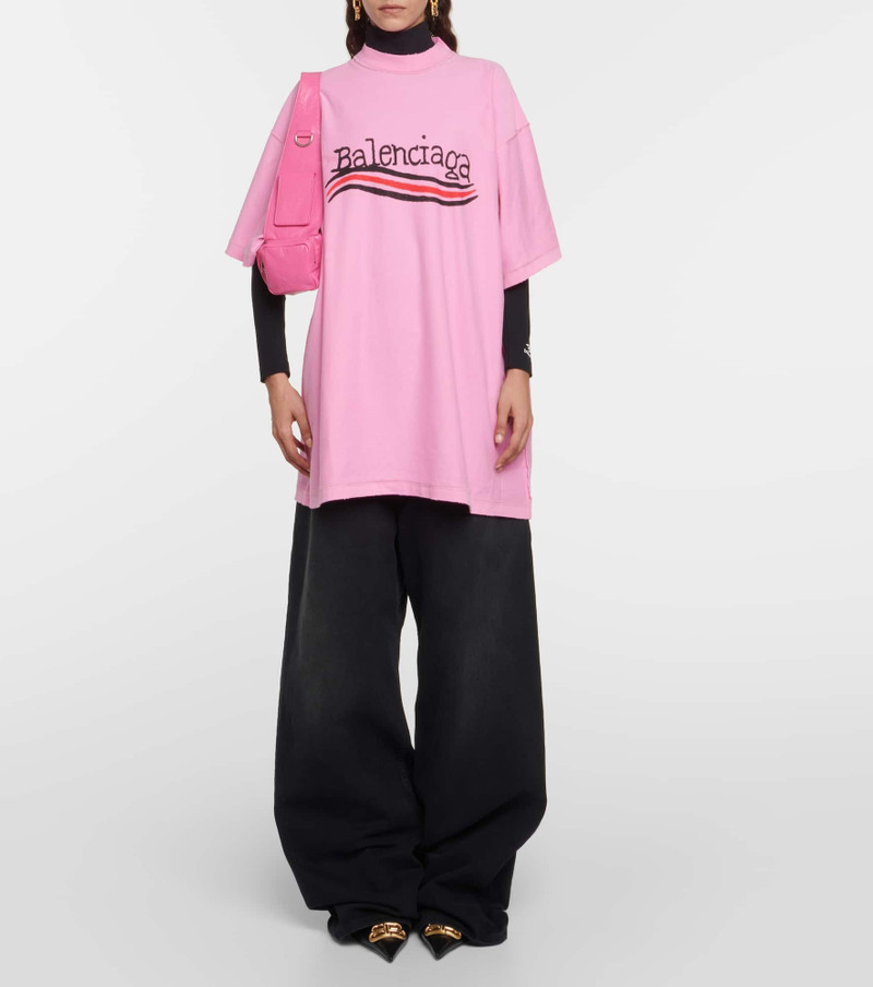 BALENCIAGA High-rise wide-leg jeans outlook