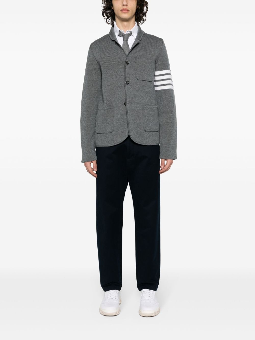 4-Bar knit blazer - 2
