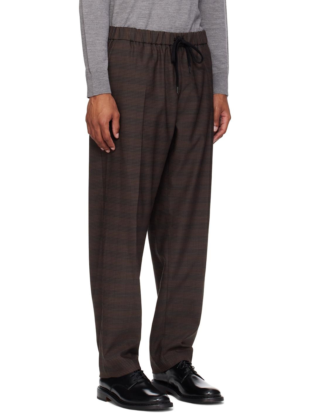 Brown Relaxed-Fit Trousers - 2