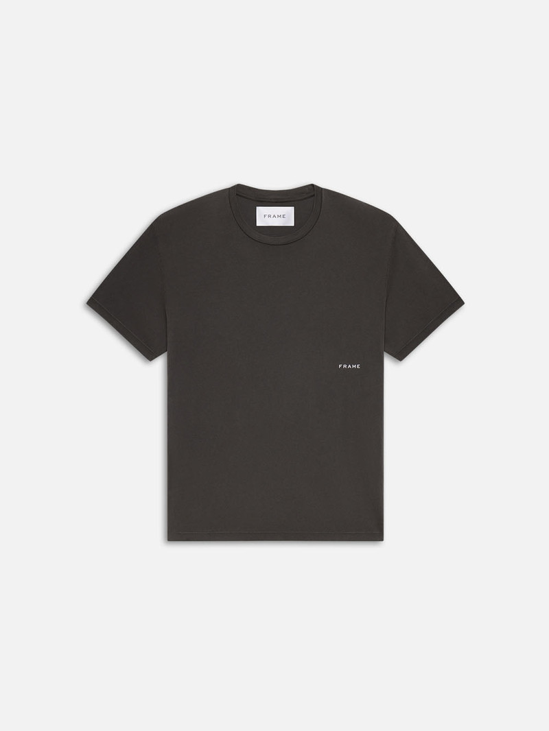 Relaxed Tee in Washed Anthracite 1