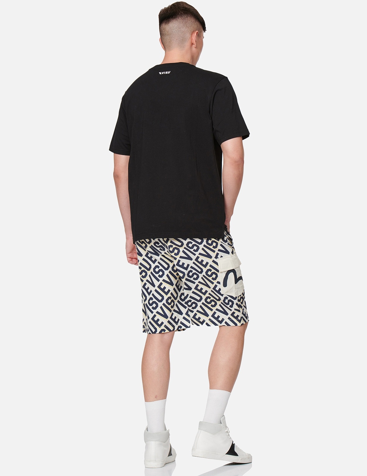 ALLOVER LOGO PRINT BOARD SHORTS - 3