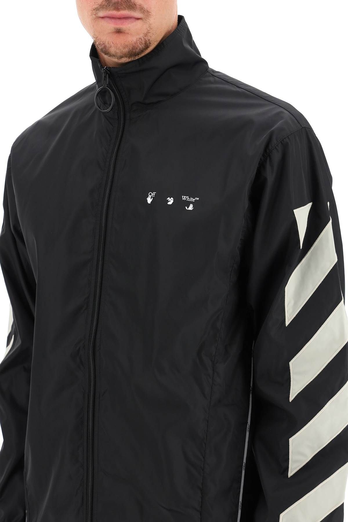 RECYCLED NYLON TRACK JACKET - 5