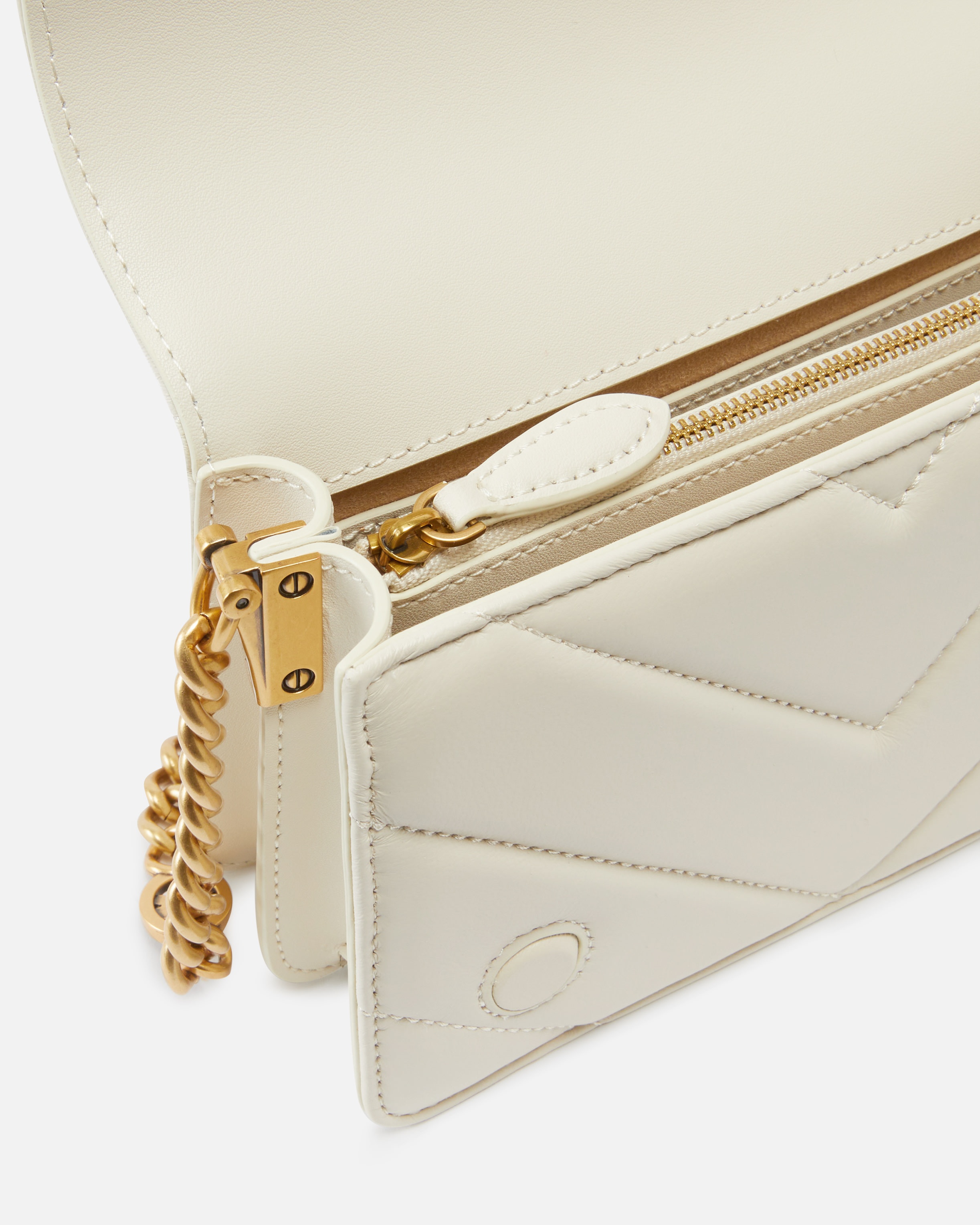 LOVE BAG CLICK SMALL NAPPA CROSSBODY BAG WITH MAXI CHEVRON PATTERN - 4