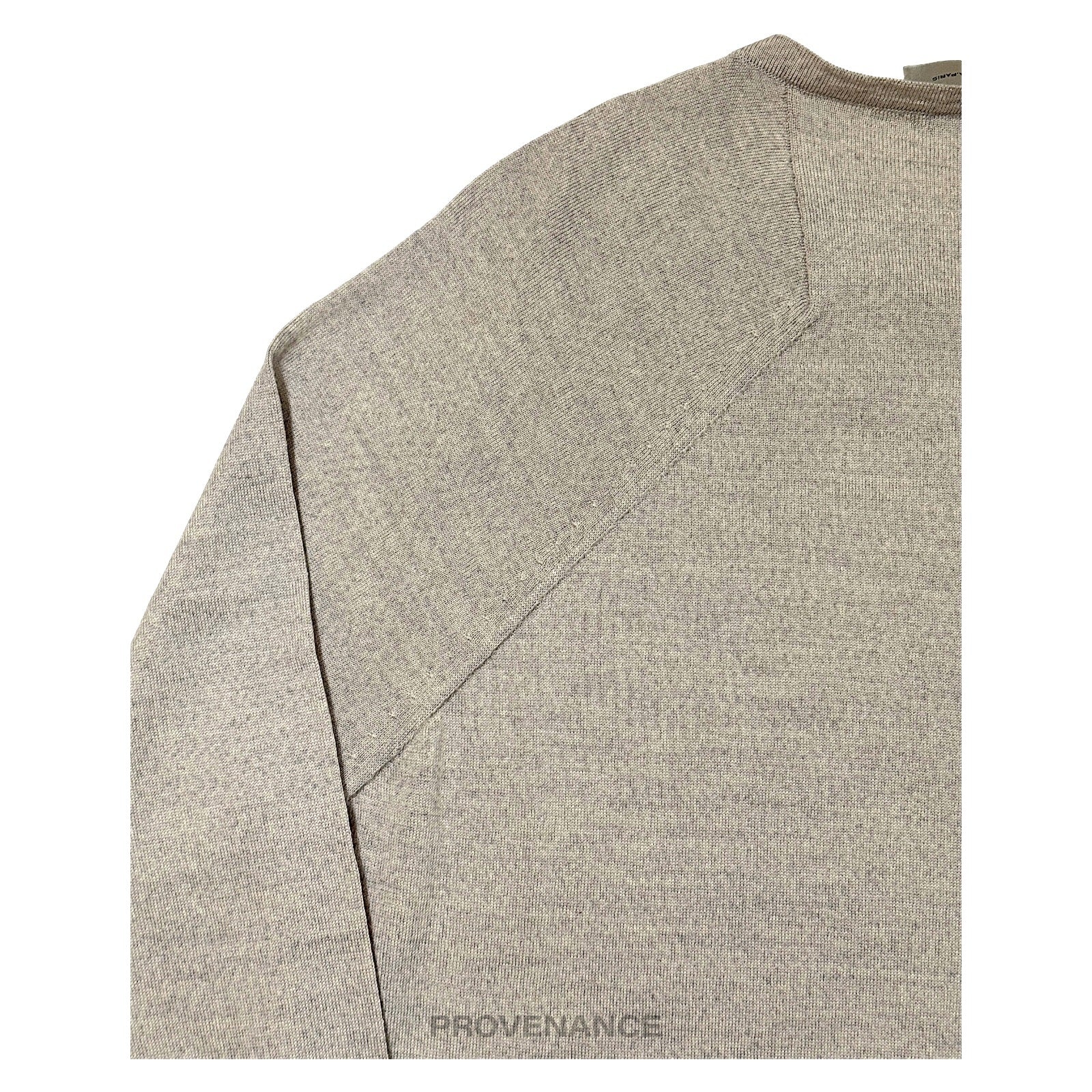 Balenciaga Raglan Wool Sweater - Oatmeal S - 4
