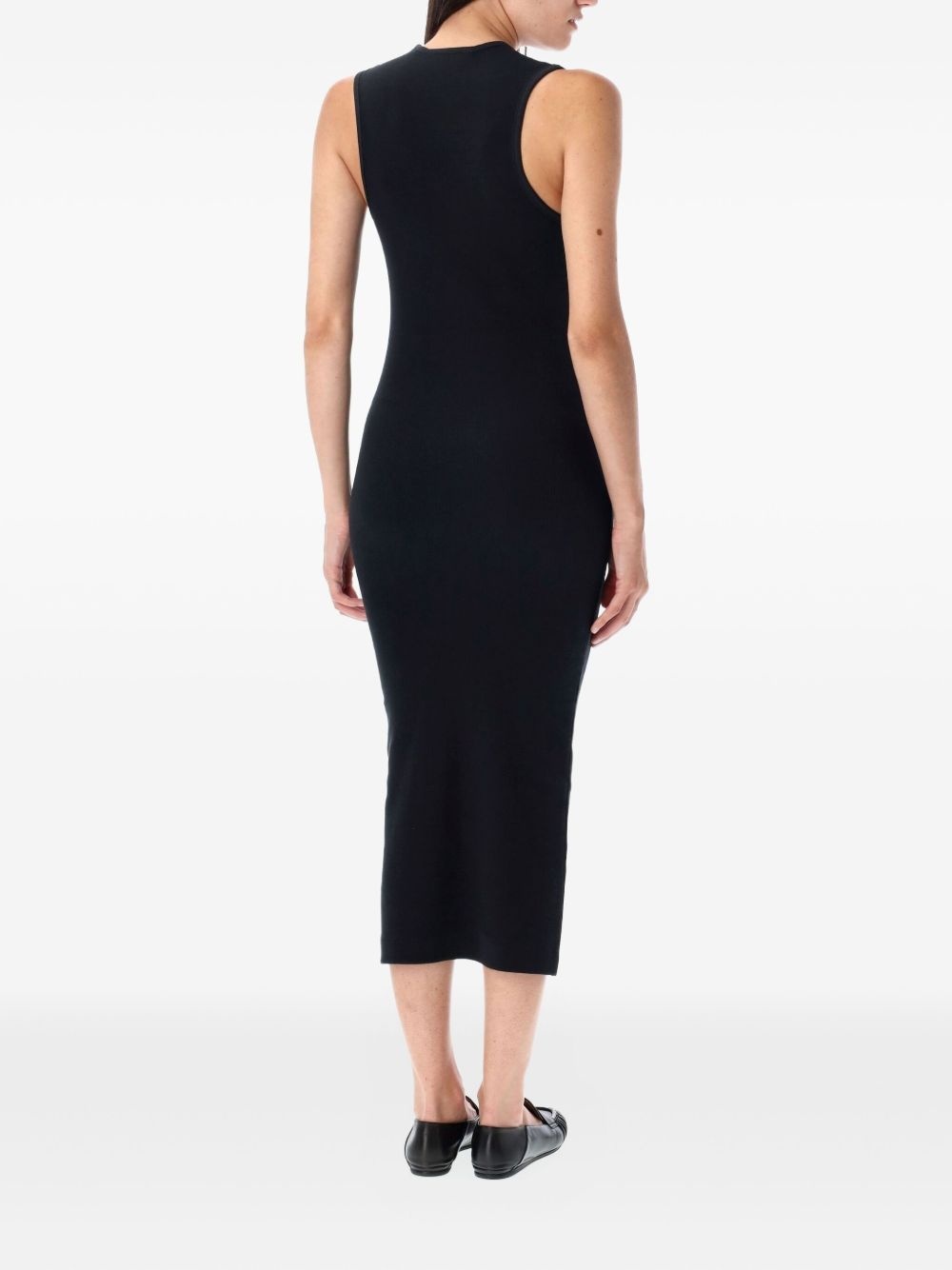 ribbed midi dress - 2