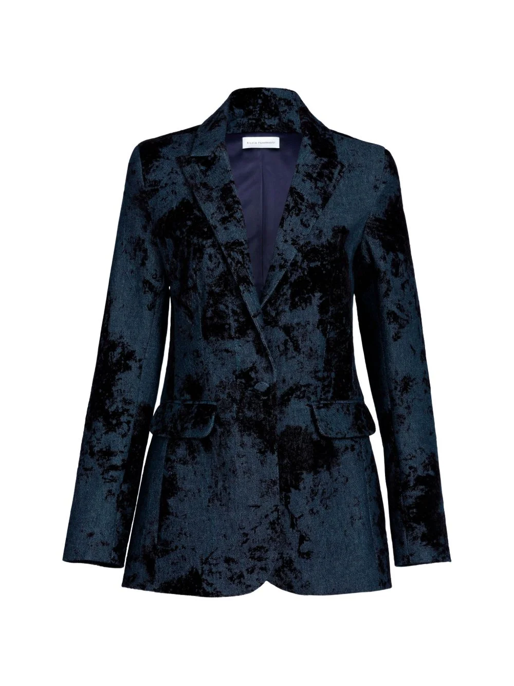SILVIA TCHERASSI Rebeca velvet-effect jacket - ST261463 | REVERSIBLE