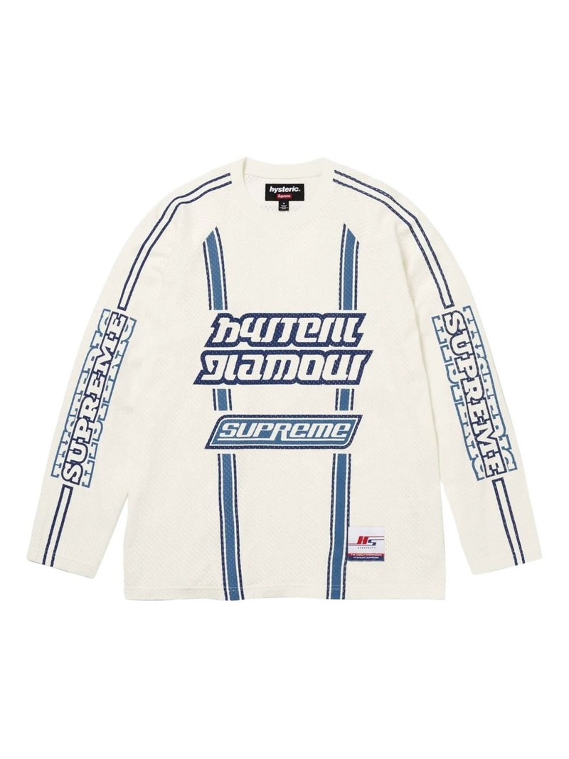 x Hysteric Glamour 로고 인쇄 티셔츠 - 1