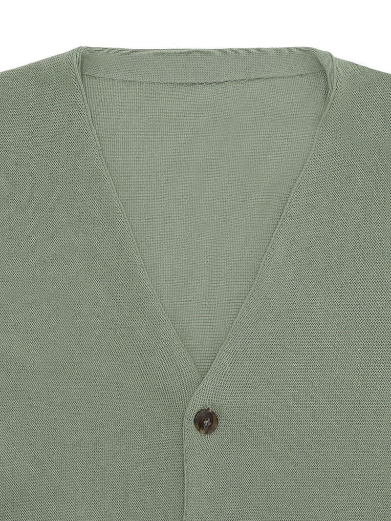 buttoned ribbed cardigan 3
