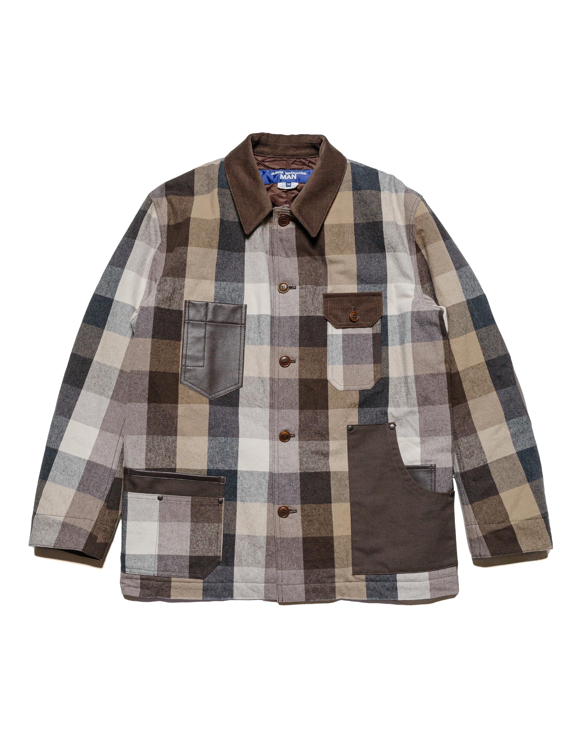 Check Blouson Brown/Black - 1