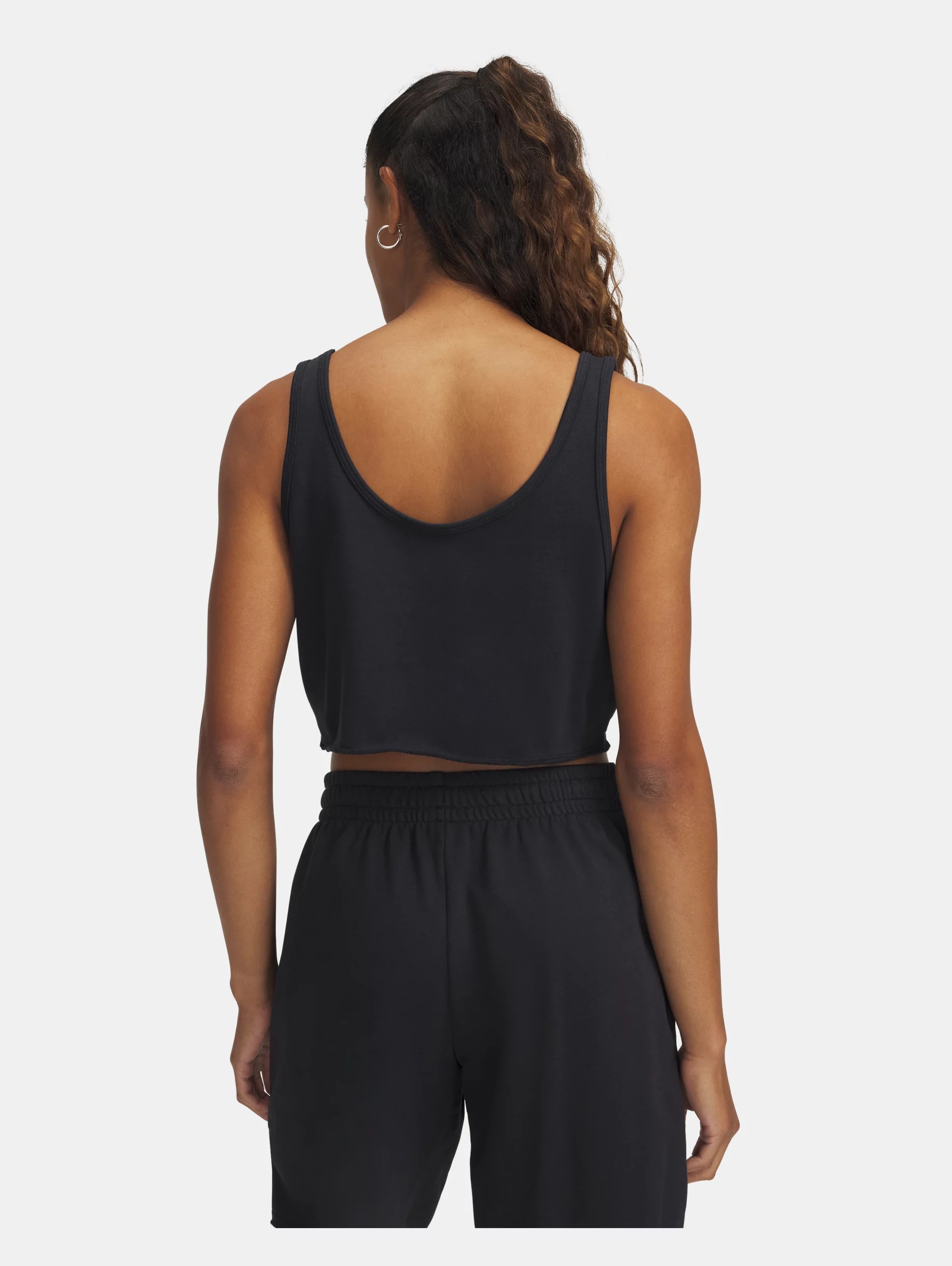 Women's UA Icon Terry Crop Tank - 2