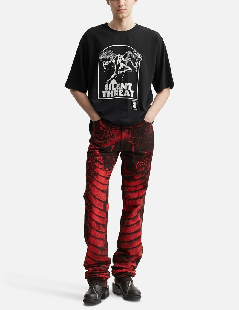 LU'U DAN STACKED STRAIGHT LEG JEANS outlook