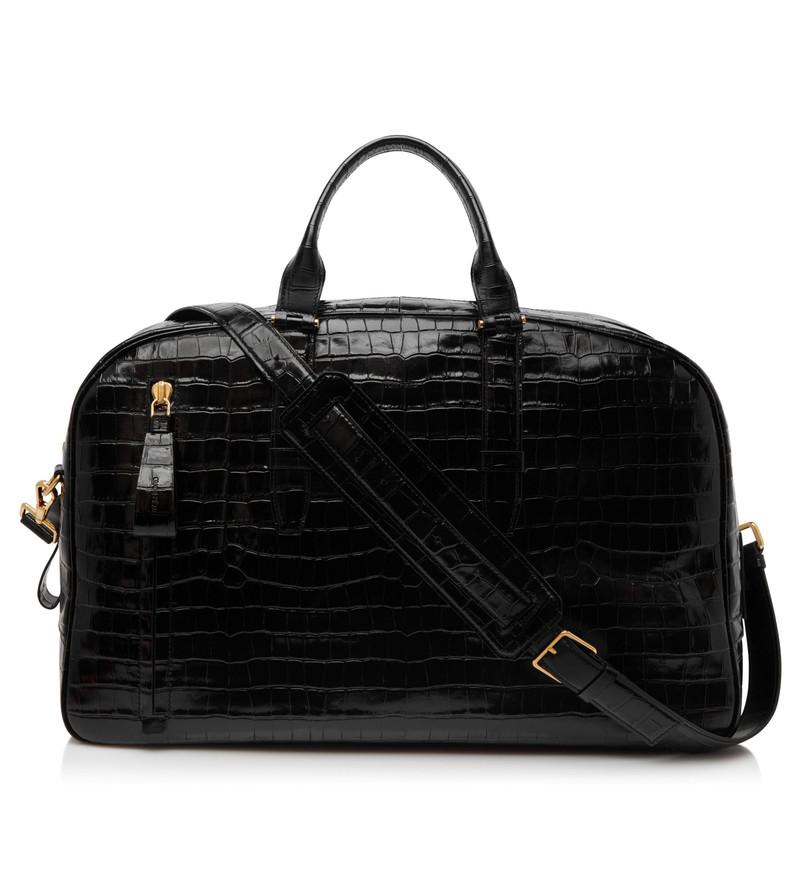 PRINTED CROC BUCKLEY BOWLING BAG 1