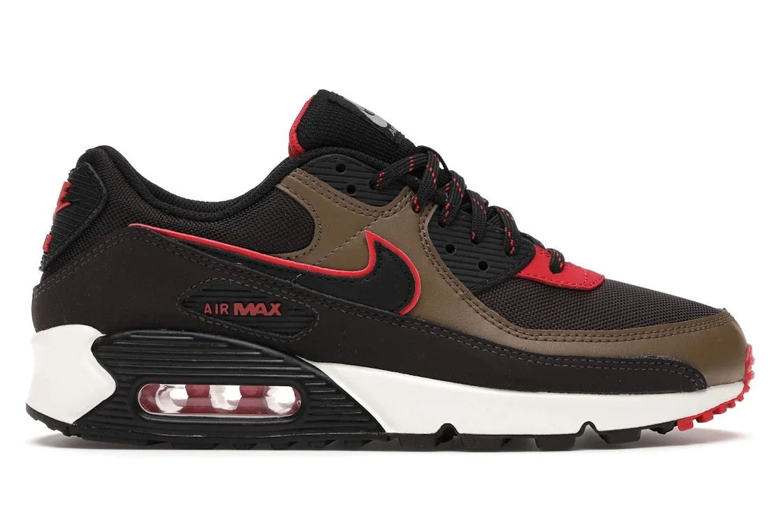 Nike Air Max 90 Velvet Brown University Red - 1