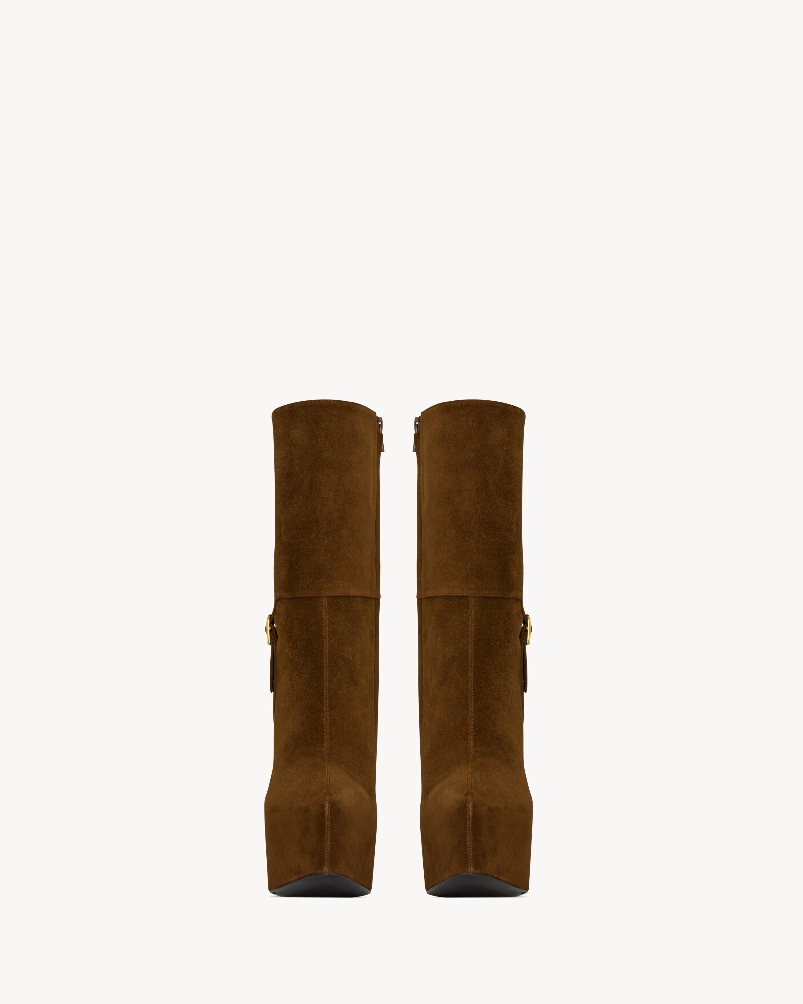 NICO PLATFORM BOOTIES IN SUEDE - 2
