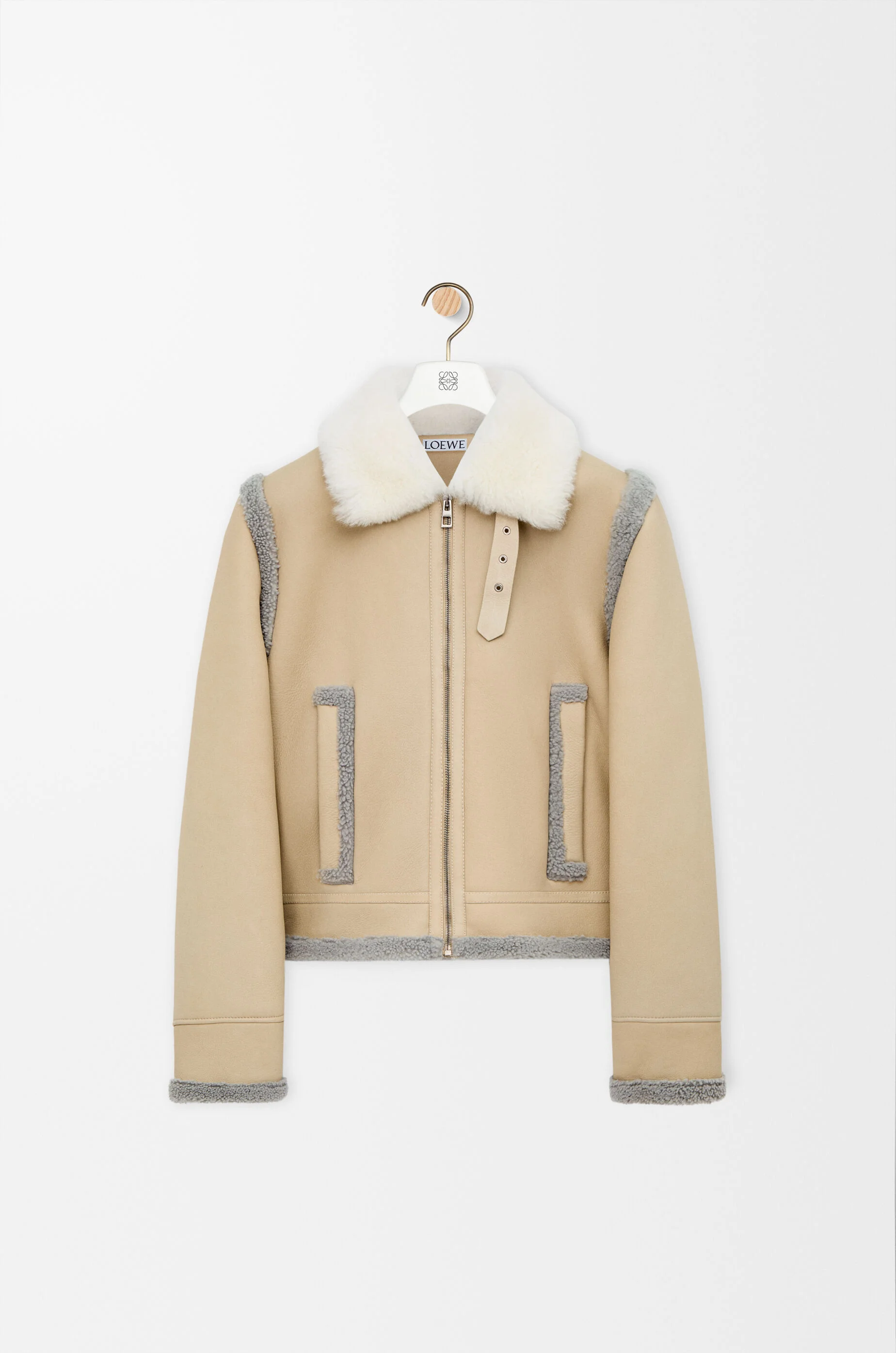 Jacket in shearling - 1