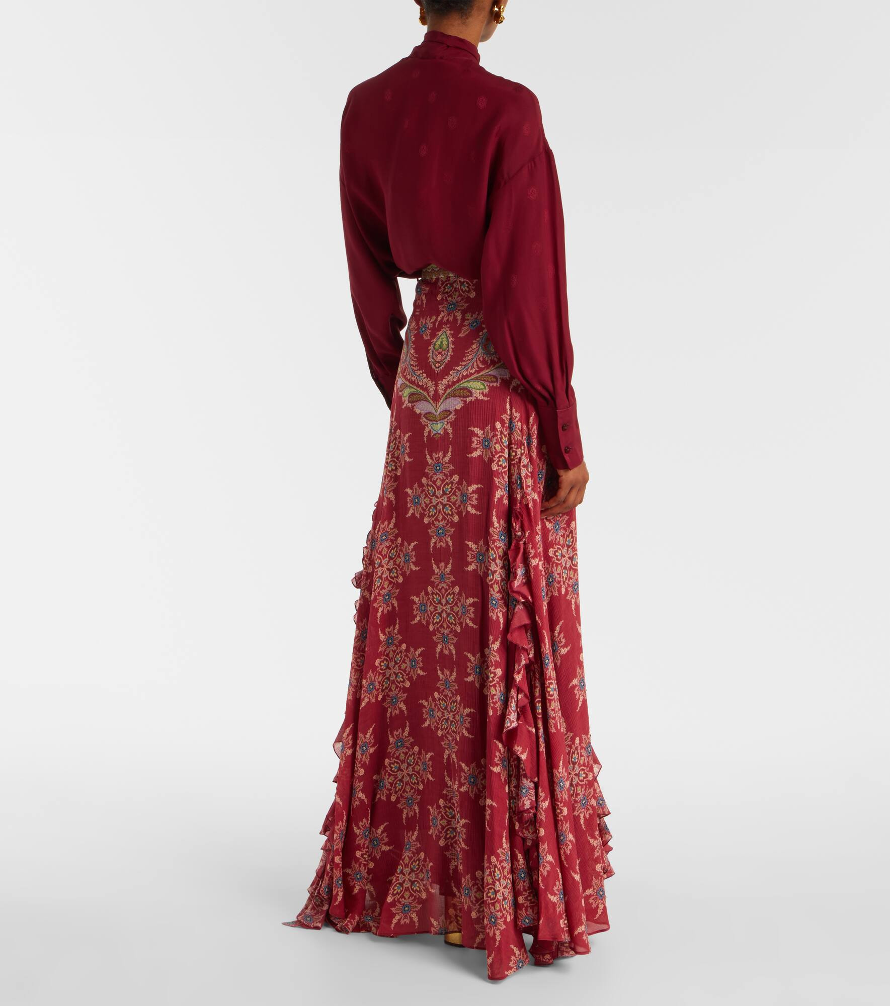 Printed maxi skirt - 3