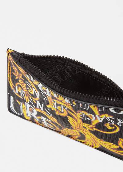 VERSACE JEANS COUTURE Logo Couture Zip Card Holder outlook