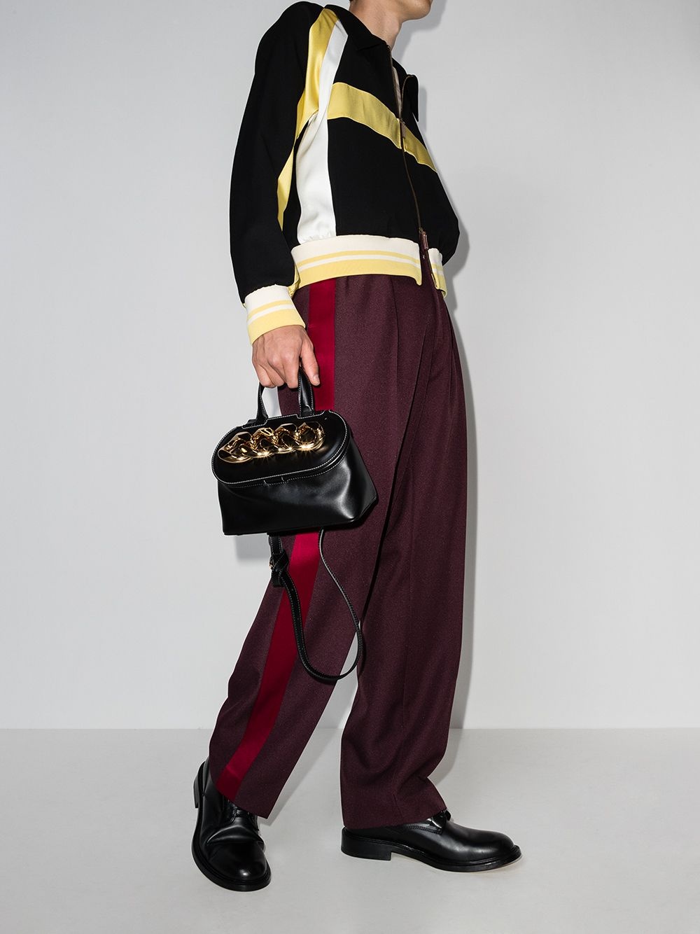 Isaacs panelled bomber jacket - 5
