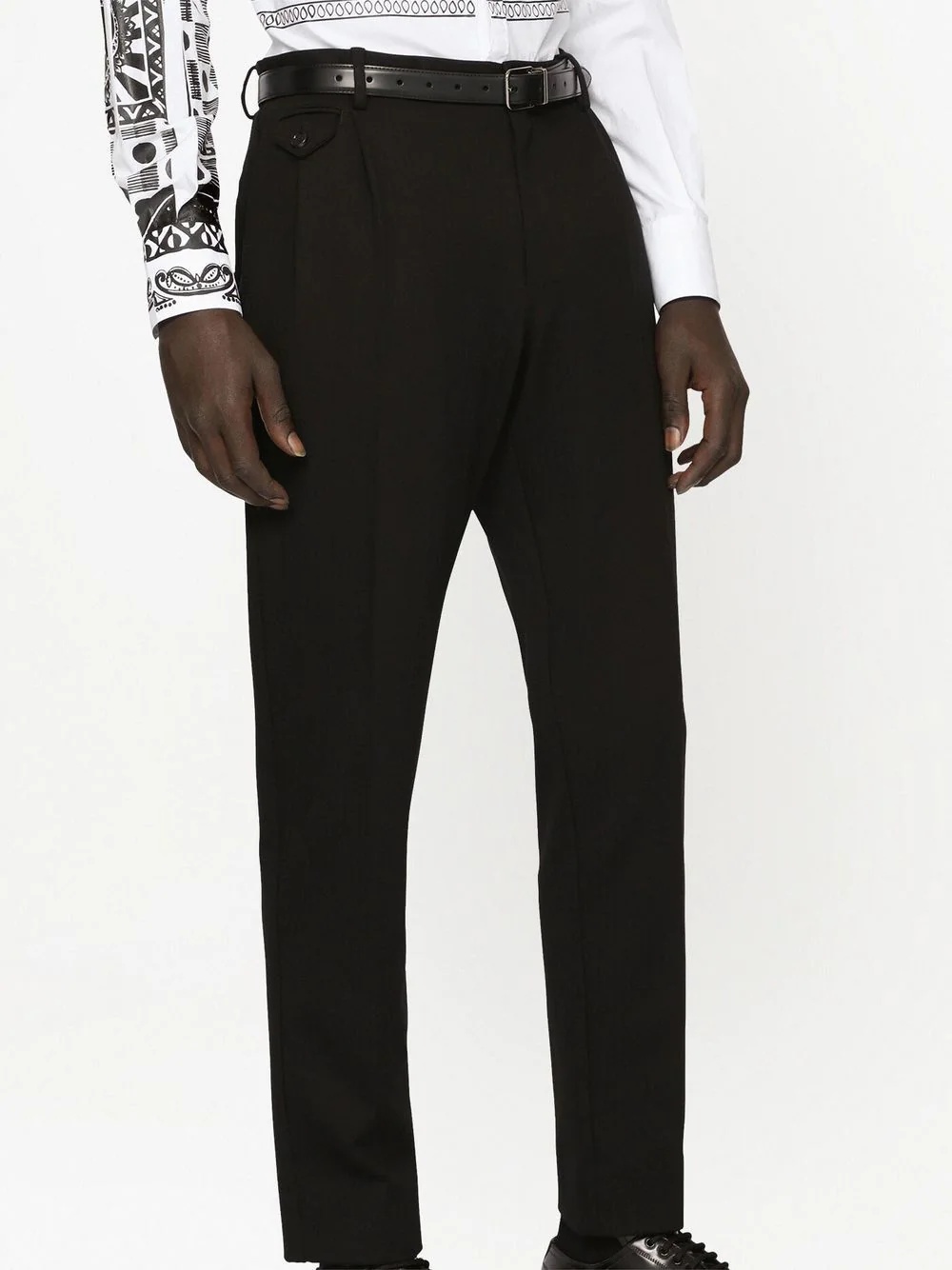 tailored jersey trousers - 5