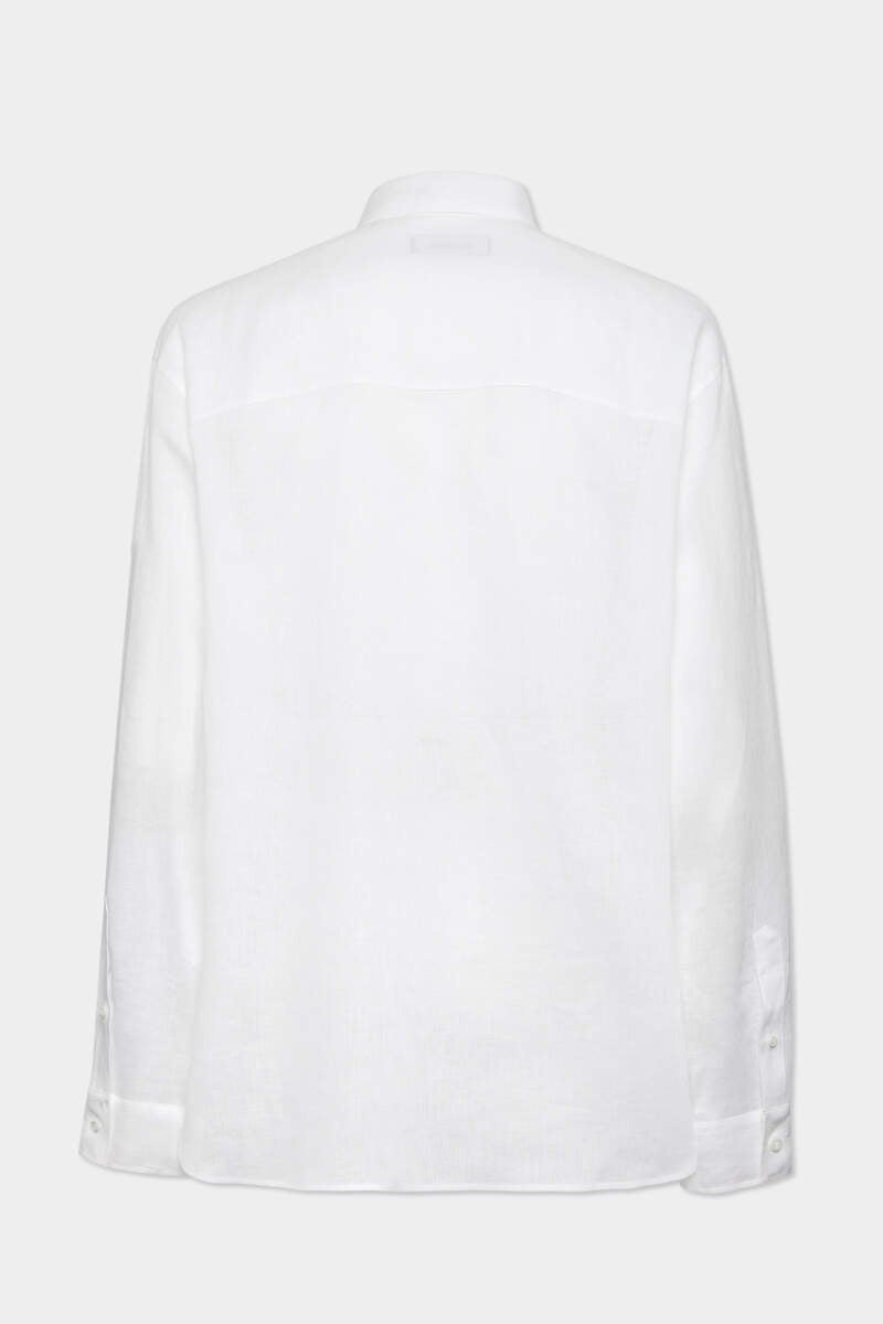 DSQUARED2 SUMMER LOVERS OVERSIZED LINEN SHIRT outlook