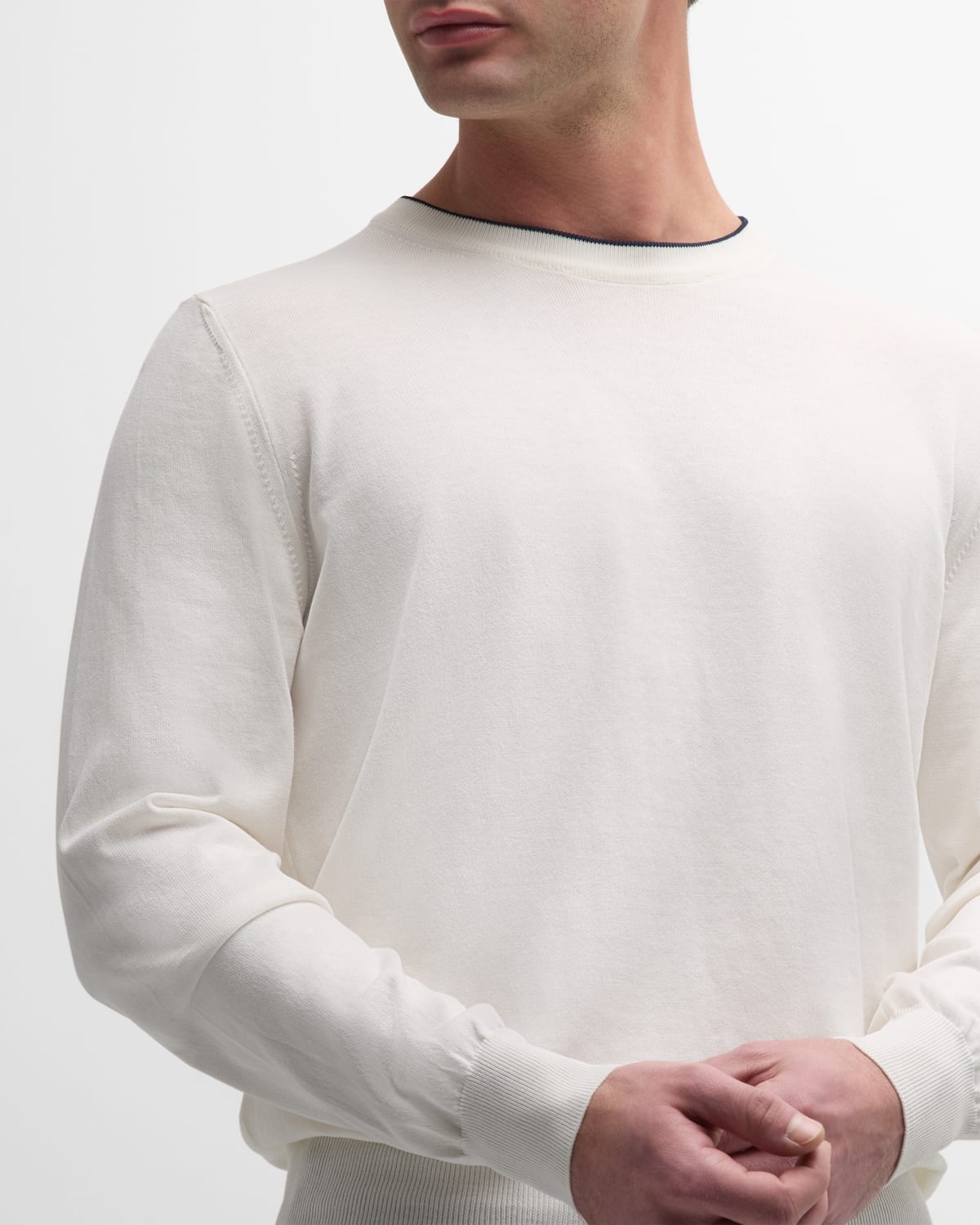 Men's Cotton Crewneck Sweater - 6