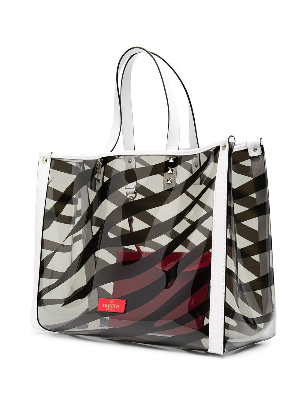 small zebra-print tote bag - 3