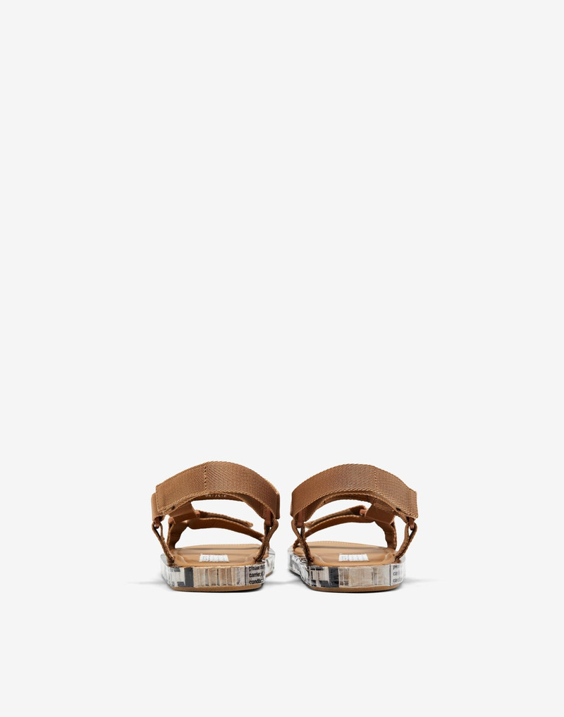 Maison Margiela Strapped leather sandals outlook