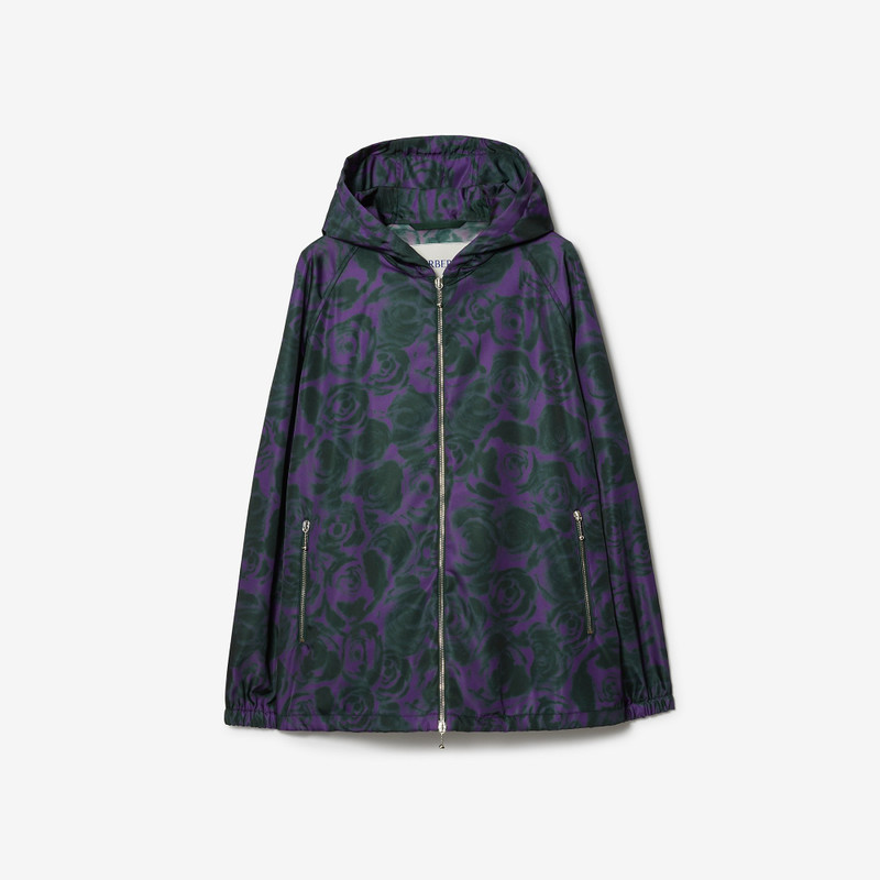Rose Print Nylon Jacket 1