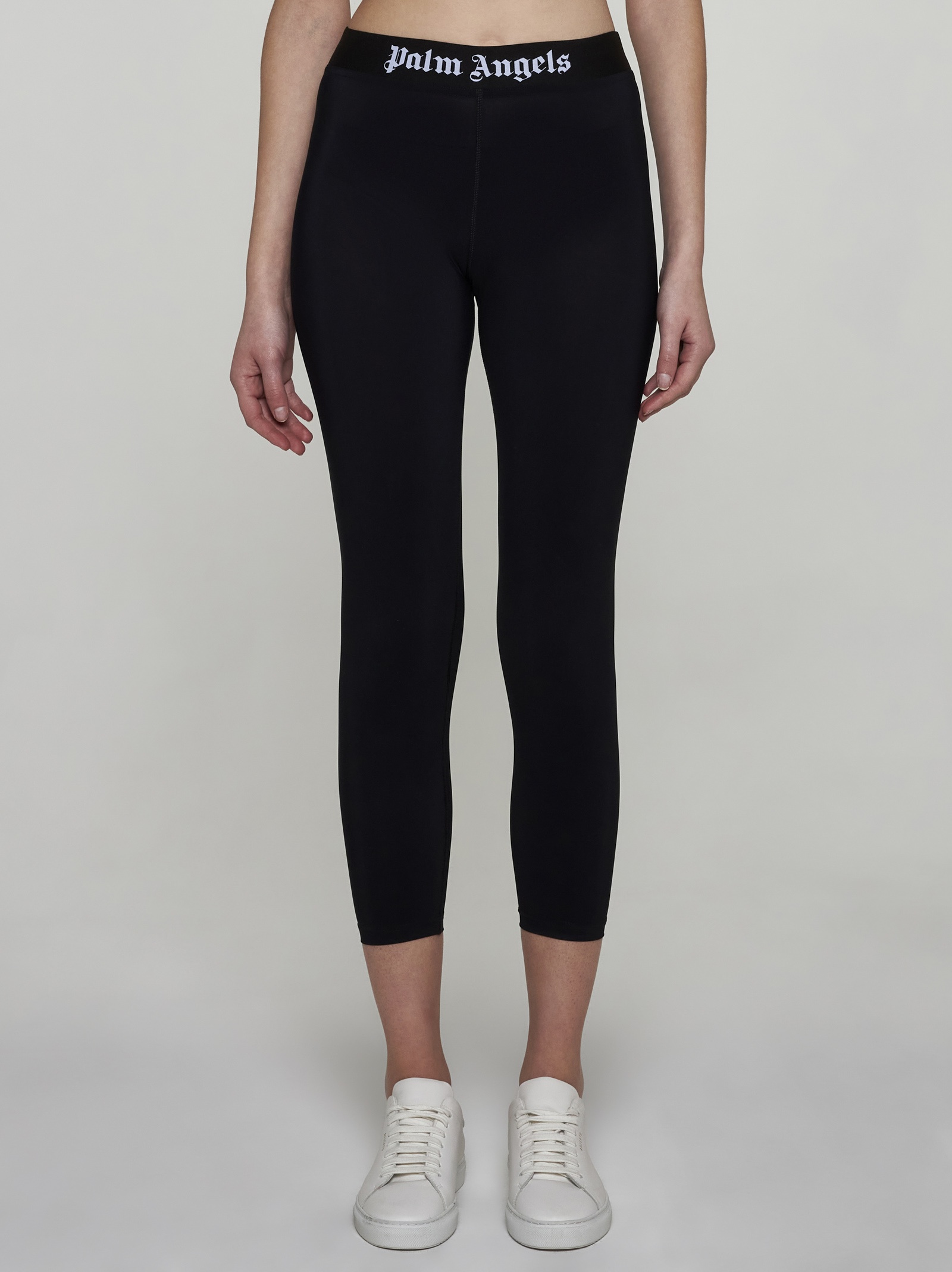 Logo jersey leggings - 3