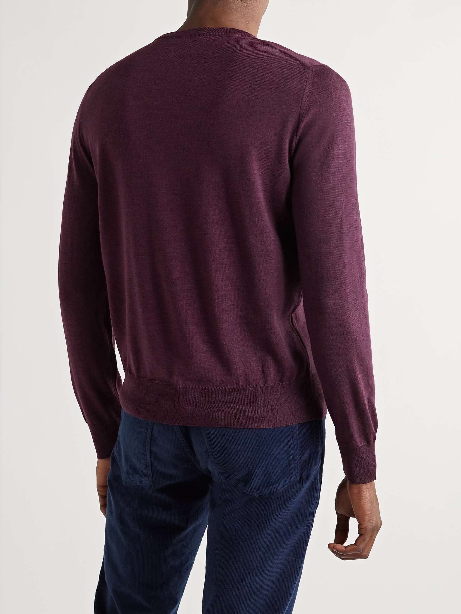 Slim-Fit Merino Wool Sweater - 4