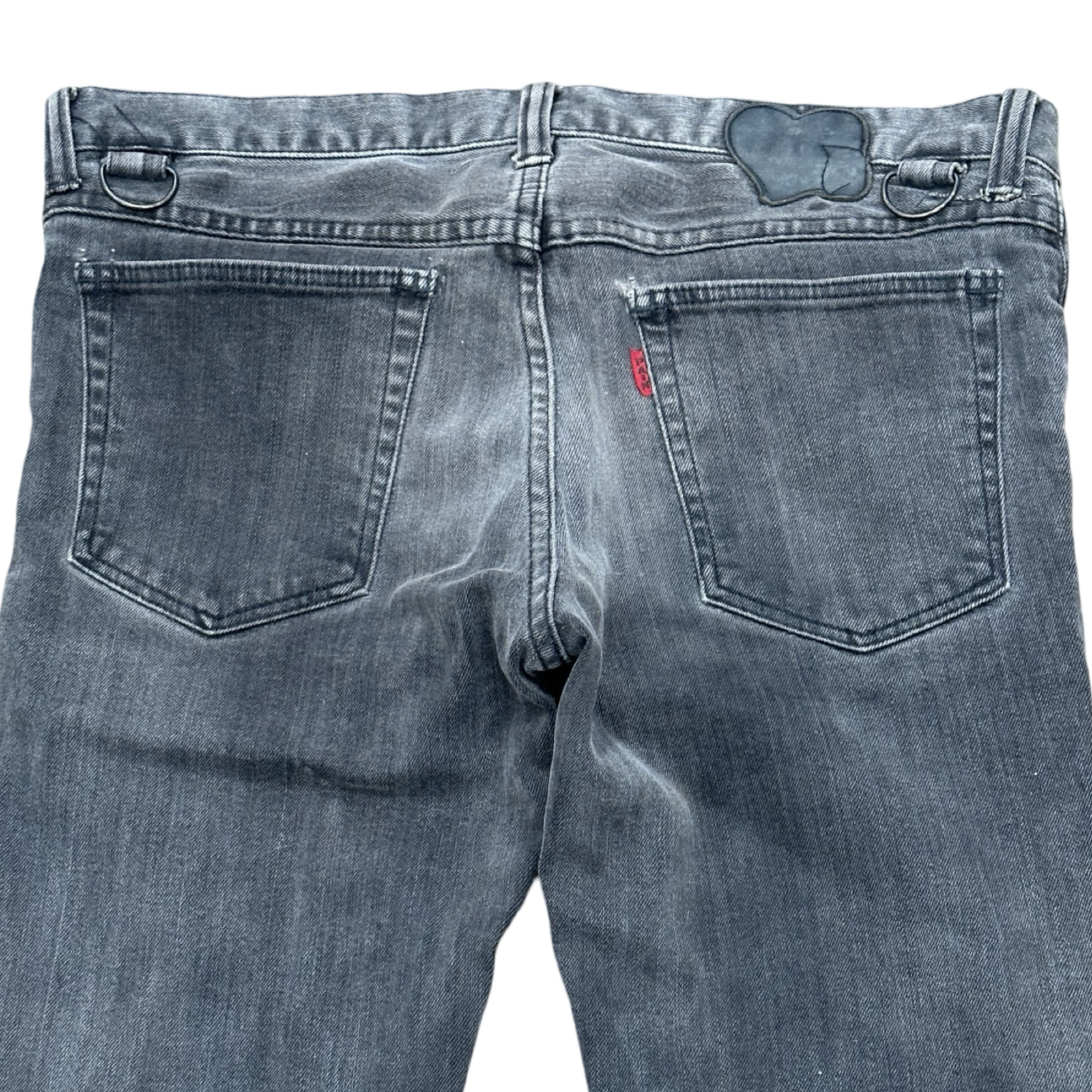 Final Blow - Number (N)ine Faded Black D-ring Denim Sz 32 - 2