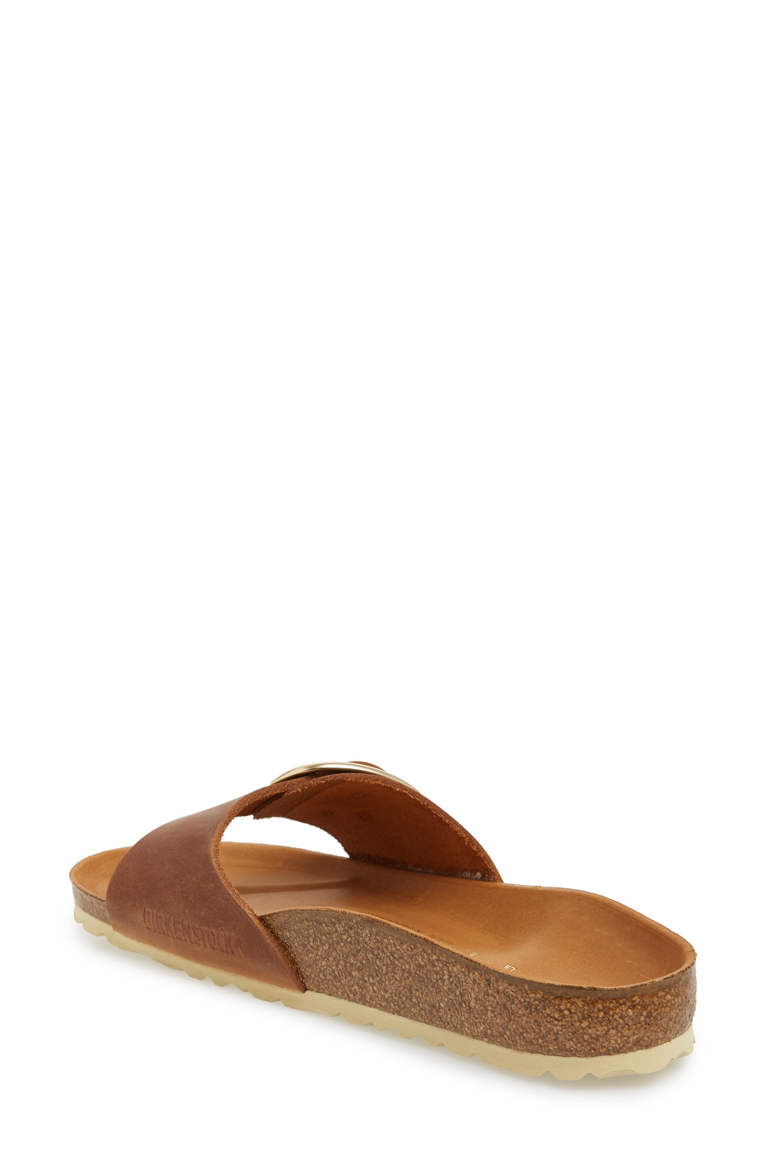 Madrid Big Buckle Slide Sandal - 3