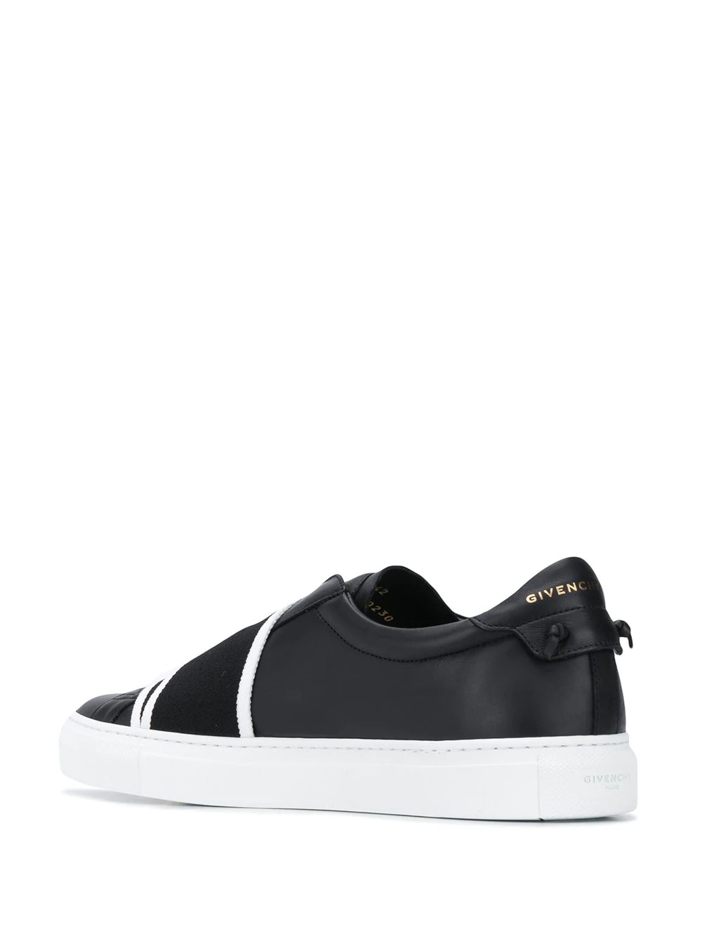 logo-strap low-top sneakers - 3