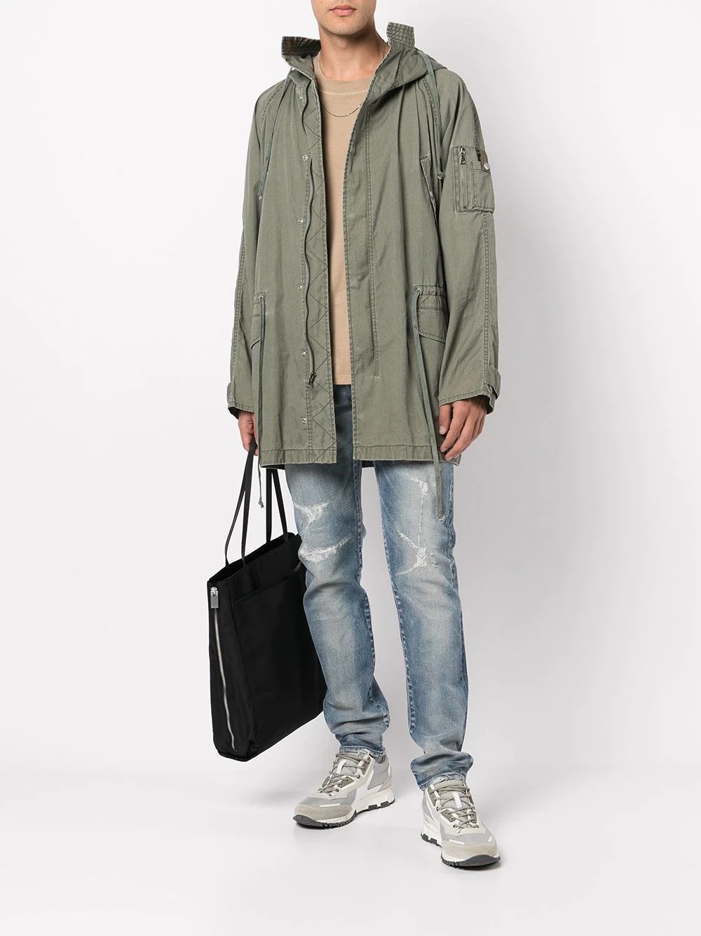 cotton poplin Frame II parka - 2