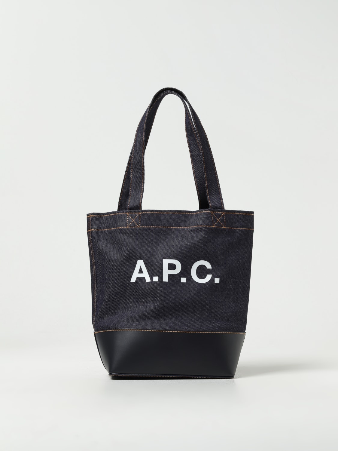 A.P.C. Axel bag in denim and synthetic leather - 1