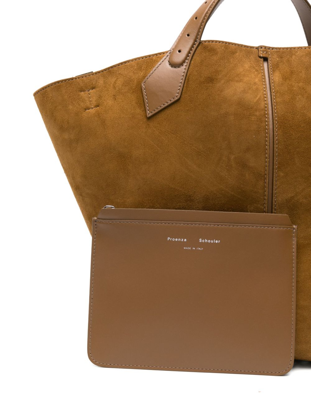large Chelsea suede tote bag - 4