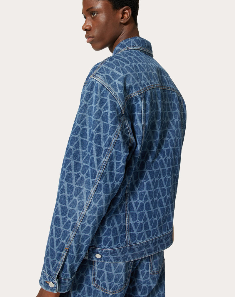 TOILE ICONOGRAPHE PRINT DENIM JACKET 5