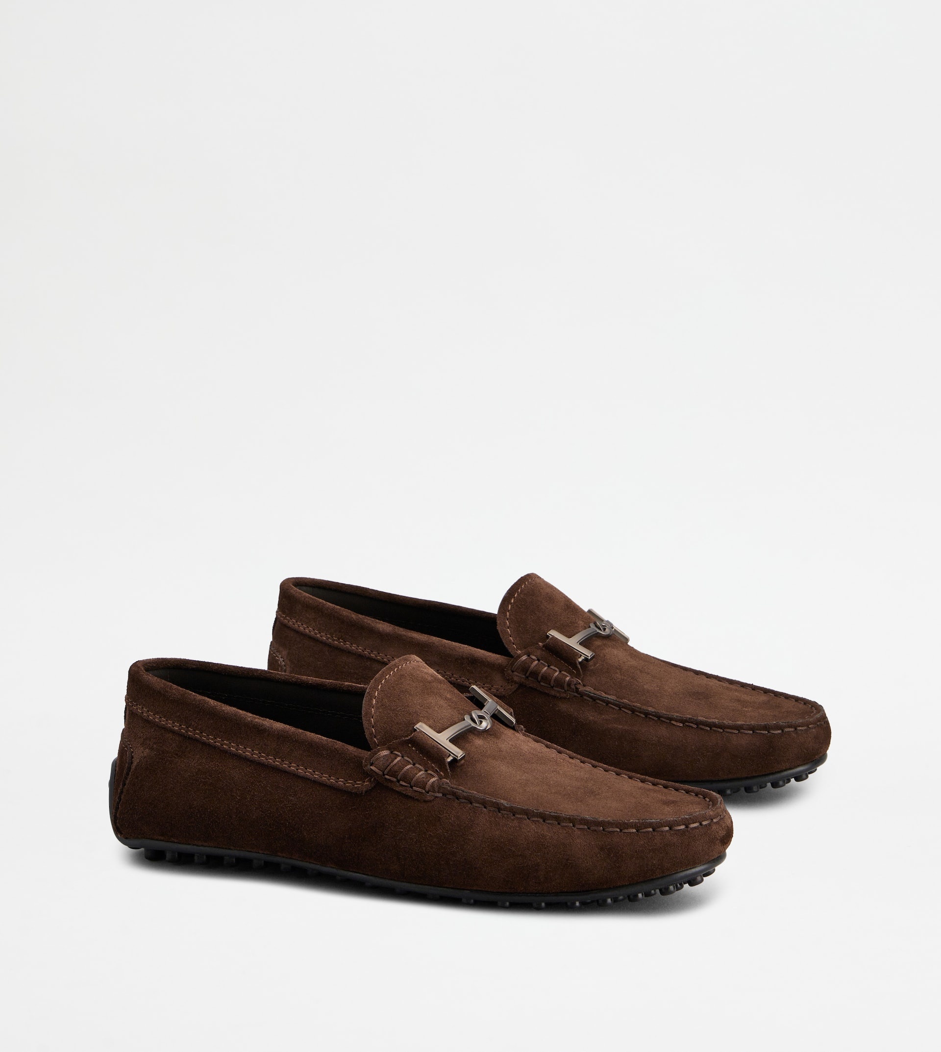 CITY GOMMINO DRIVING SHOES IN SUEDE - BROWN - 3