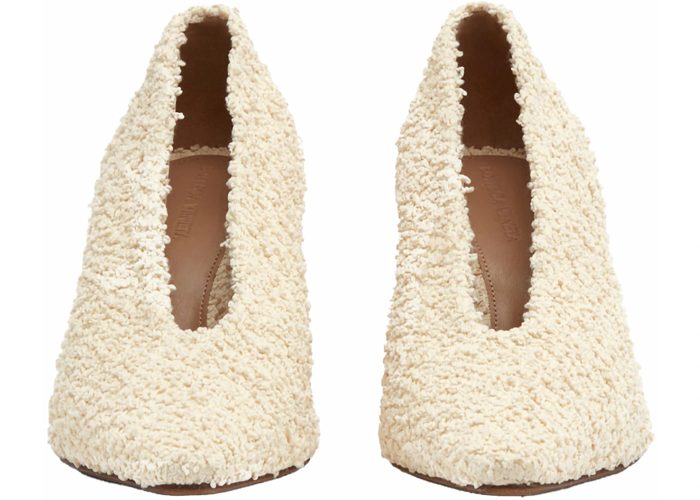 Bottega Veneta Bouclé Almond Pump 75 Off White (Women's) - 3