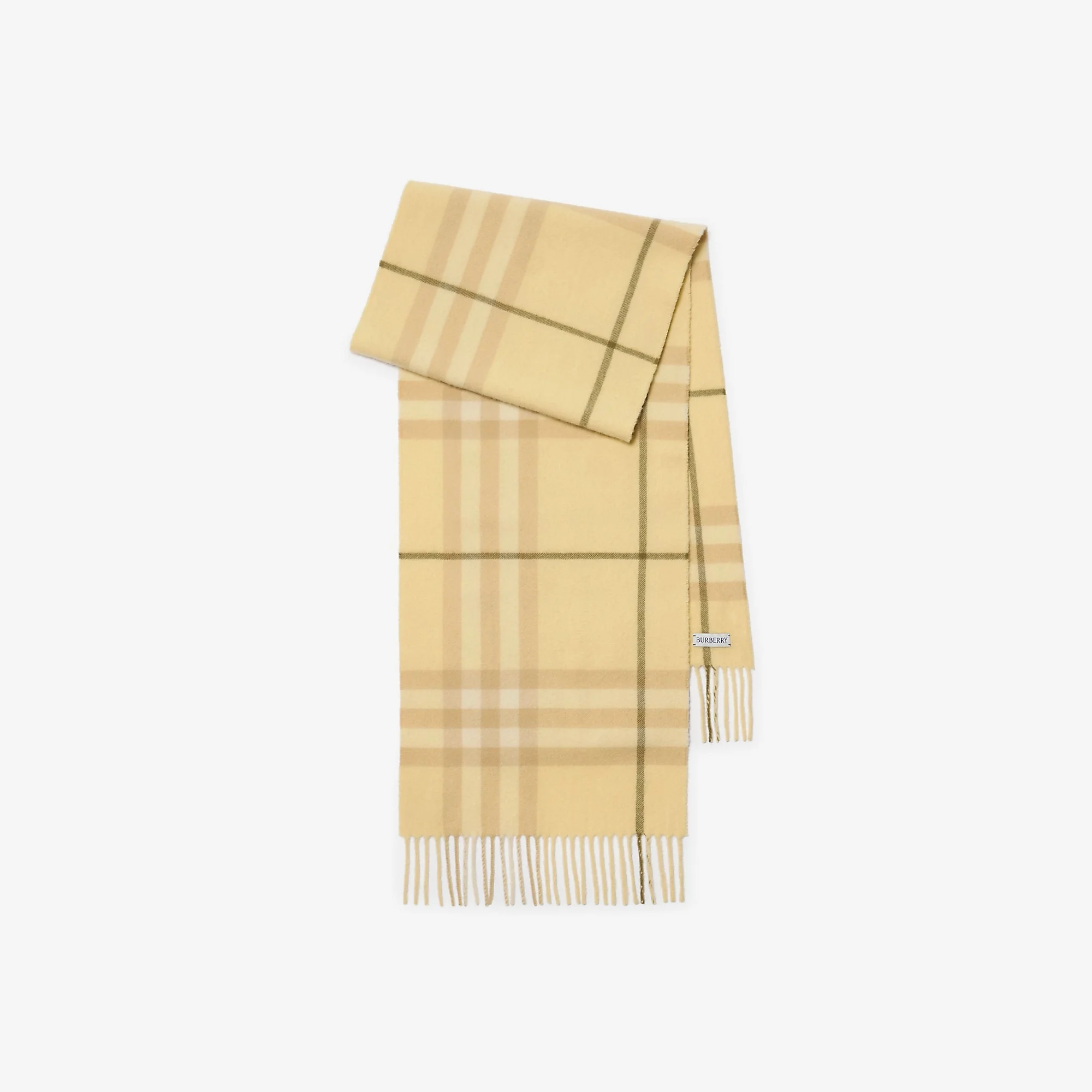 Check Cashmere Scarf - 1