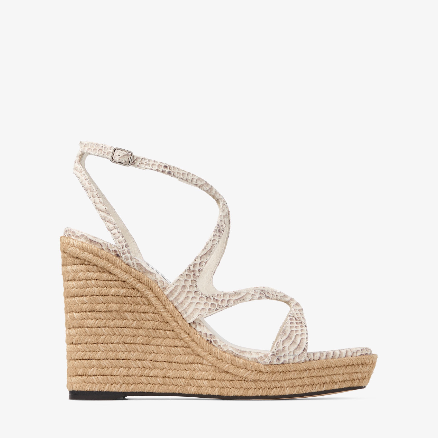 Ayla 110
Roccia Snake Print Leather Wedge - 1