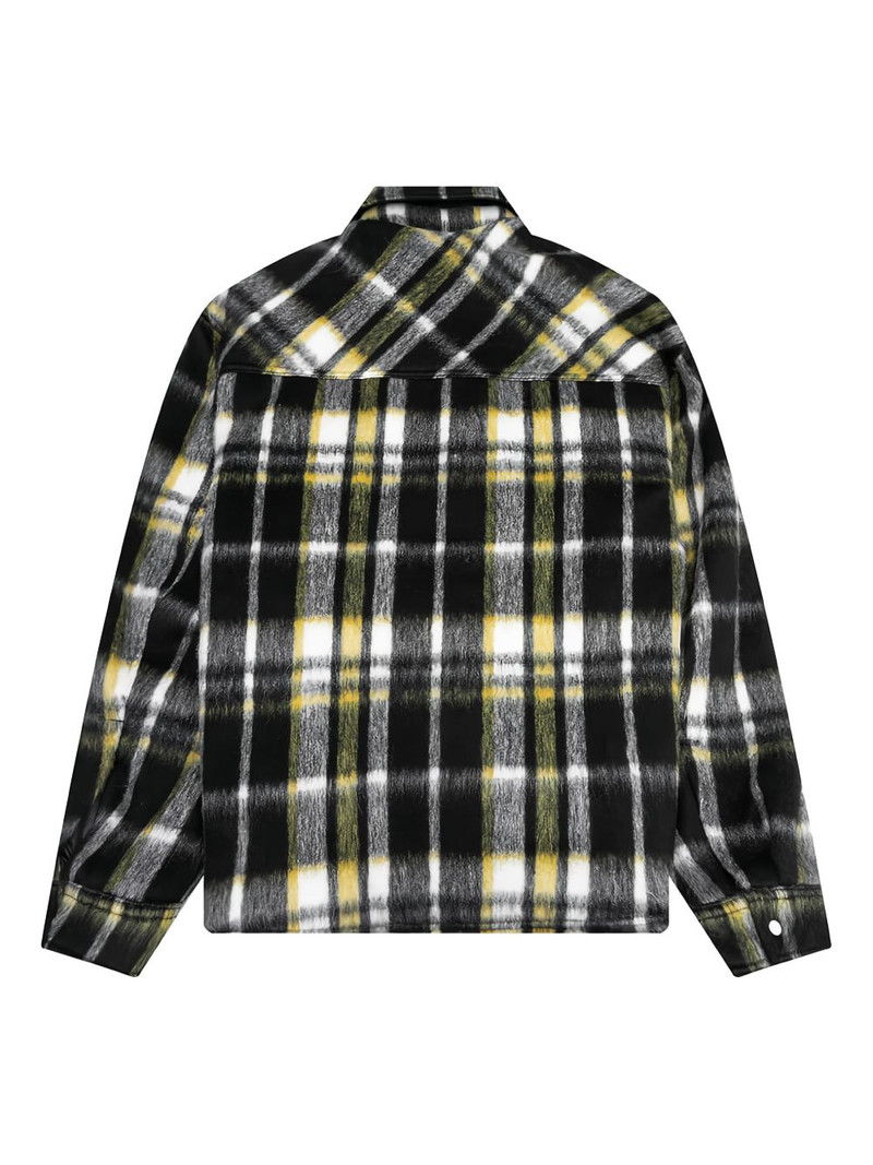 REPRESENT textured plaid shirt outlook