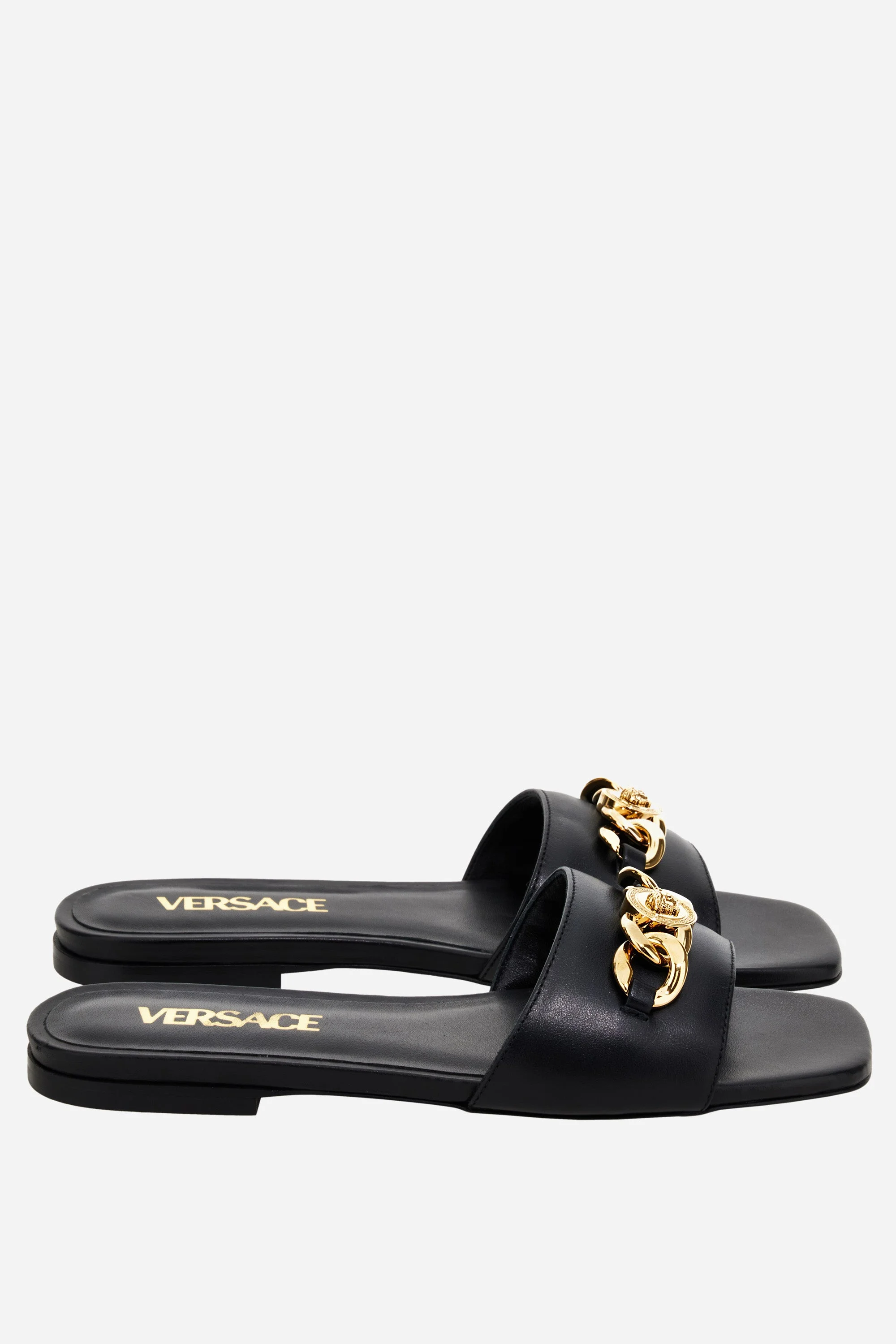 Versace Icon Chain Flat Sandal - 1